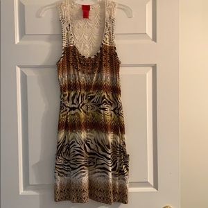 Animal print dress